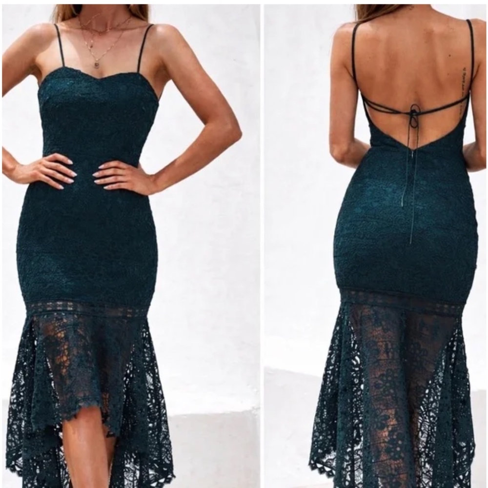 Jaus Mesina dress emerald green